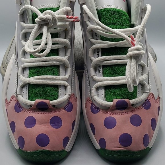 Reebok x Hasbro Question Mid Men's Size 10 'Candy Land' White GZ8826 Rare - Picture 6 of 9